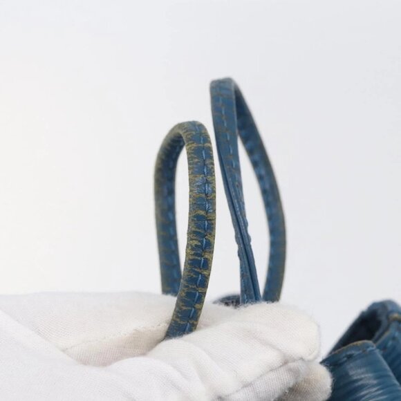 LOUIS VUITTON Epi Petit Noe Shoulder Bag Blue M44105 LV Auth 144506 - Picture 10 of 16